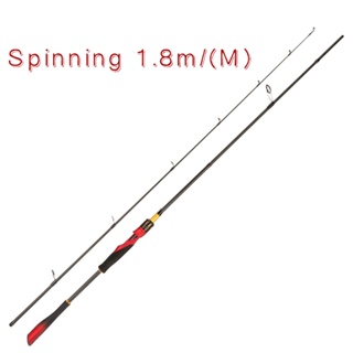 NYA】1.8M/2.1M/2.​4M M/MH Spinning/Casting Fishing Rod Carbon