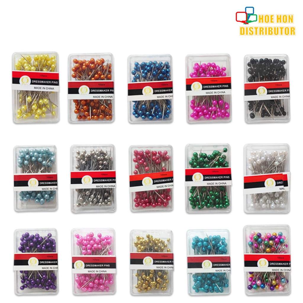 Round Pearl Snag Free Safety Pin Craft Ulticolour : Aazon.in - Foto 11
