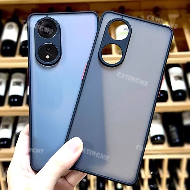 COMAKU Cover Per Oppo A98 5G Con Anello Magnetico 360° E Supporto Per Auto - Antiurto Militare, Colore Rosso
