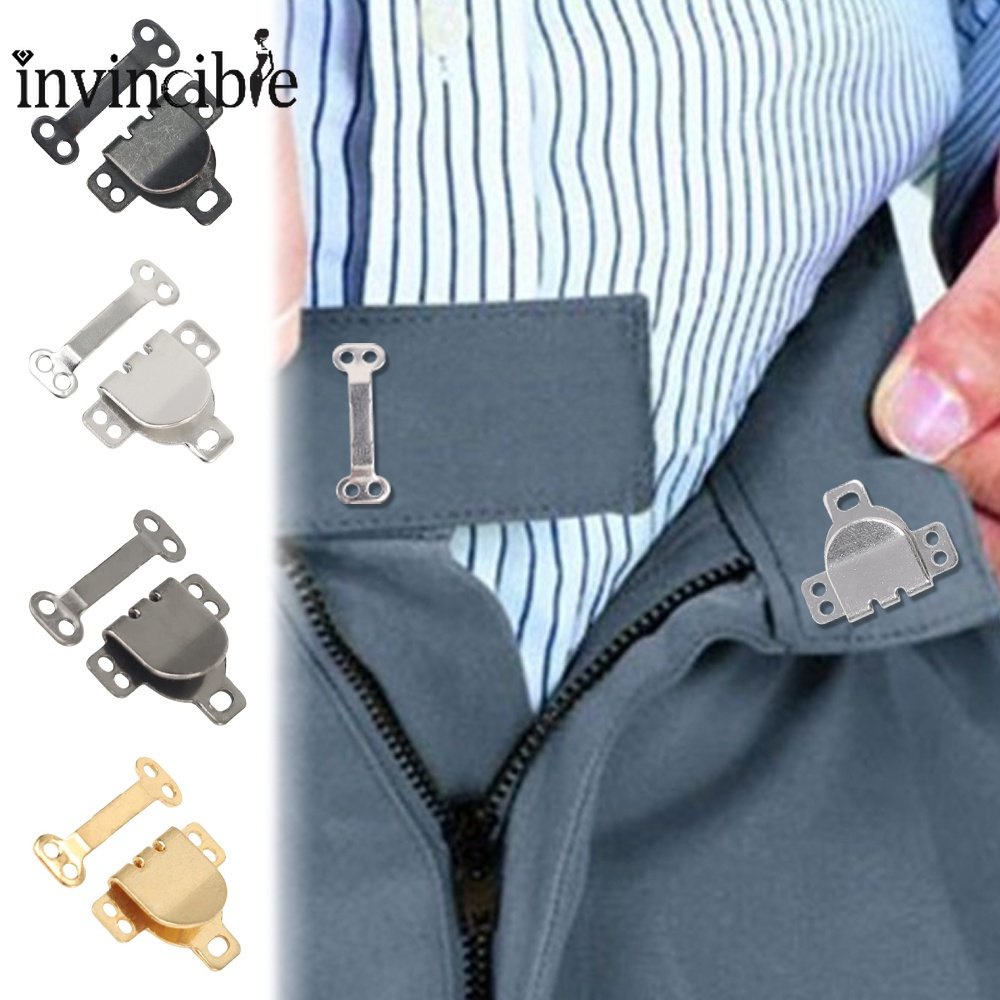 Reusable Detachable Metal Pants Hooks/ Eye Closure Sewing Fasteners