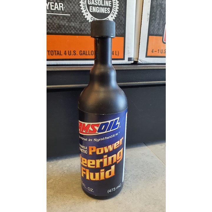AMSOIL SYNTHETIC MULTI VEHICLE POWER STEERING FLUID 16oz / 473ml