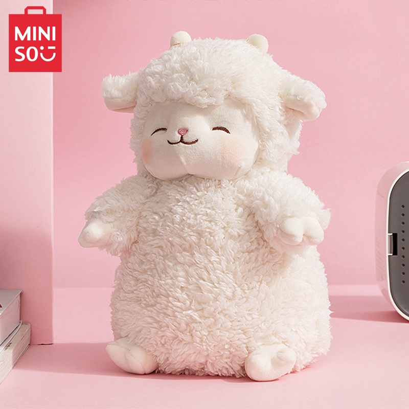 Miniso MINISO Premium Sheep Baa Baa Standing Plush Doll Lying Cute