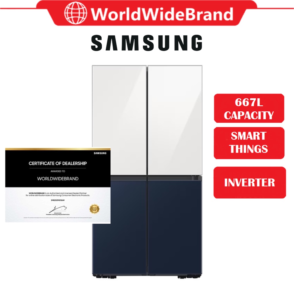 SAMSUNG 667L RF59CB0T08A SidebySide Fridge / Freezer / Refrigerator