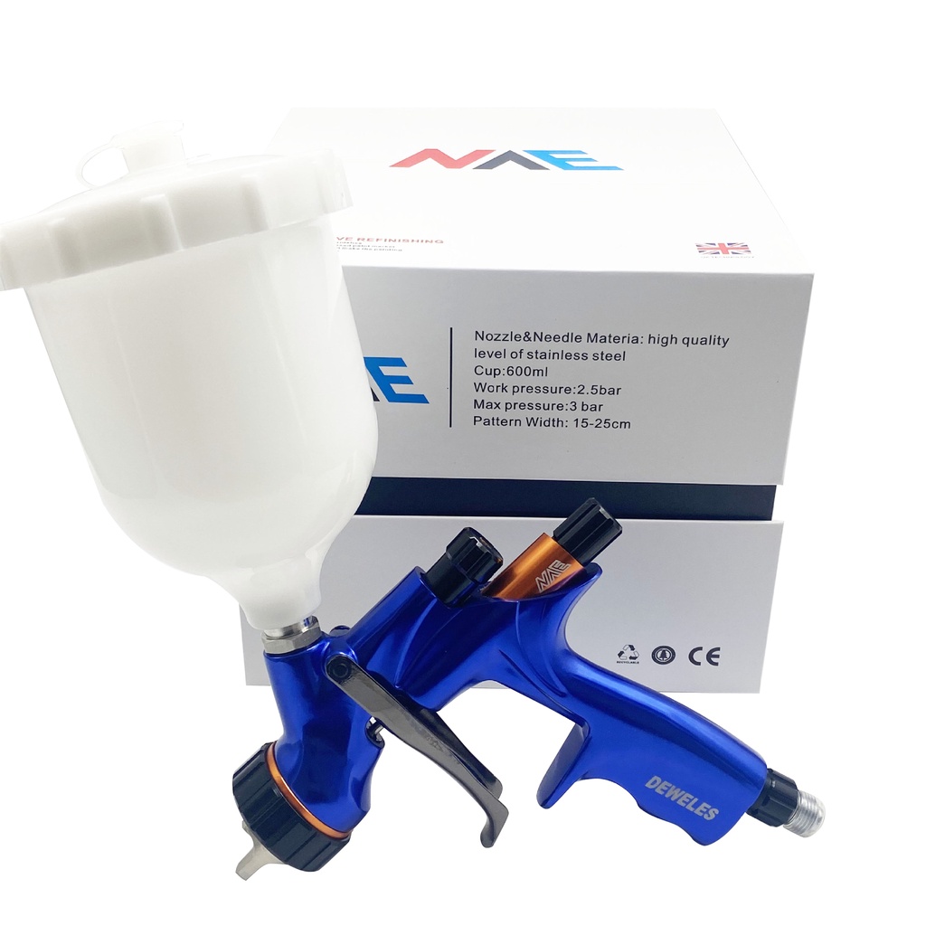New NVE Water Based Paint Spray Gun High Atomization Boutique Car Spray