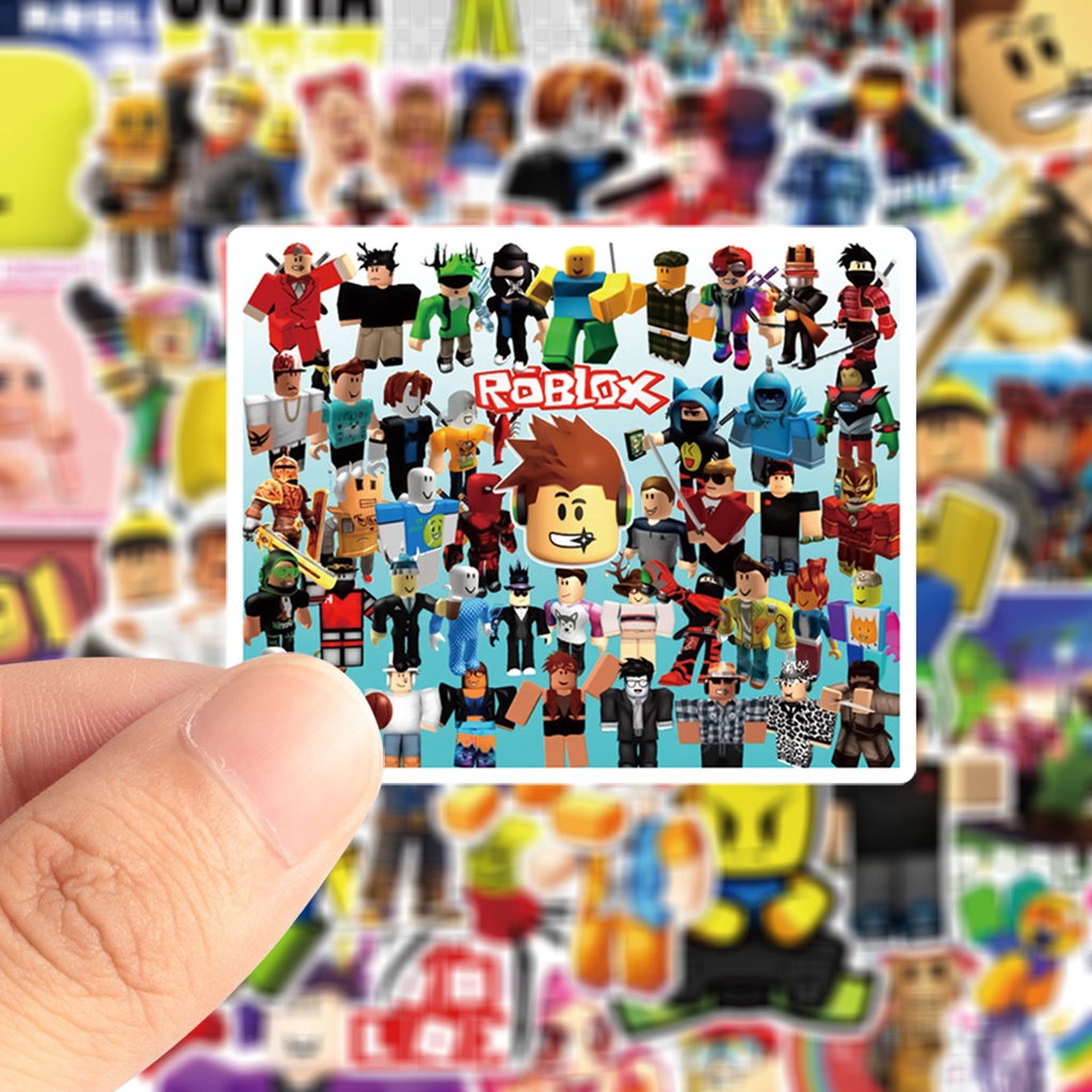 Roblox 50 pcs Waterproof Non Repeating Stickers Pack | Shopee Malaysia