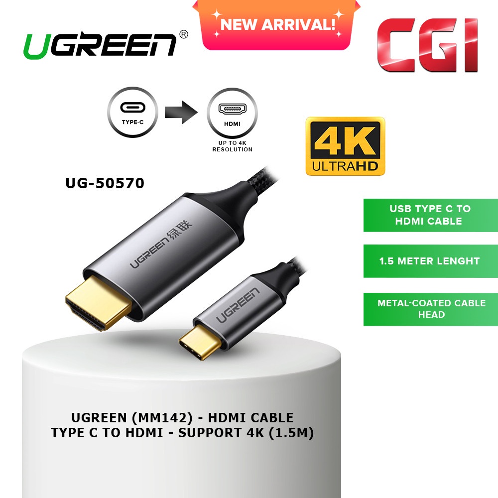 Ugreen Cable USB-C to HDMI (50570)