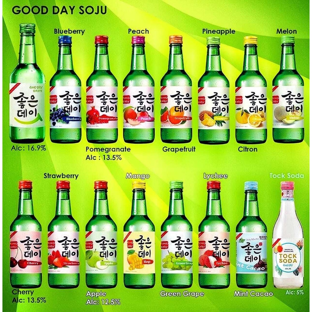 KOREA GOOD DAY SOJU 360ML ORIGINAL BOTTLE Shopee Malaysia