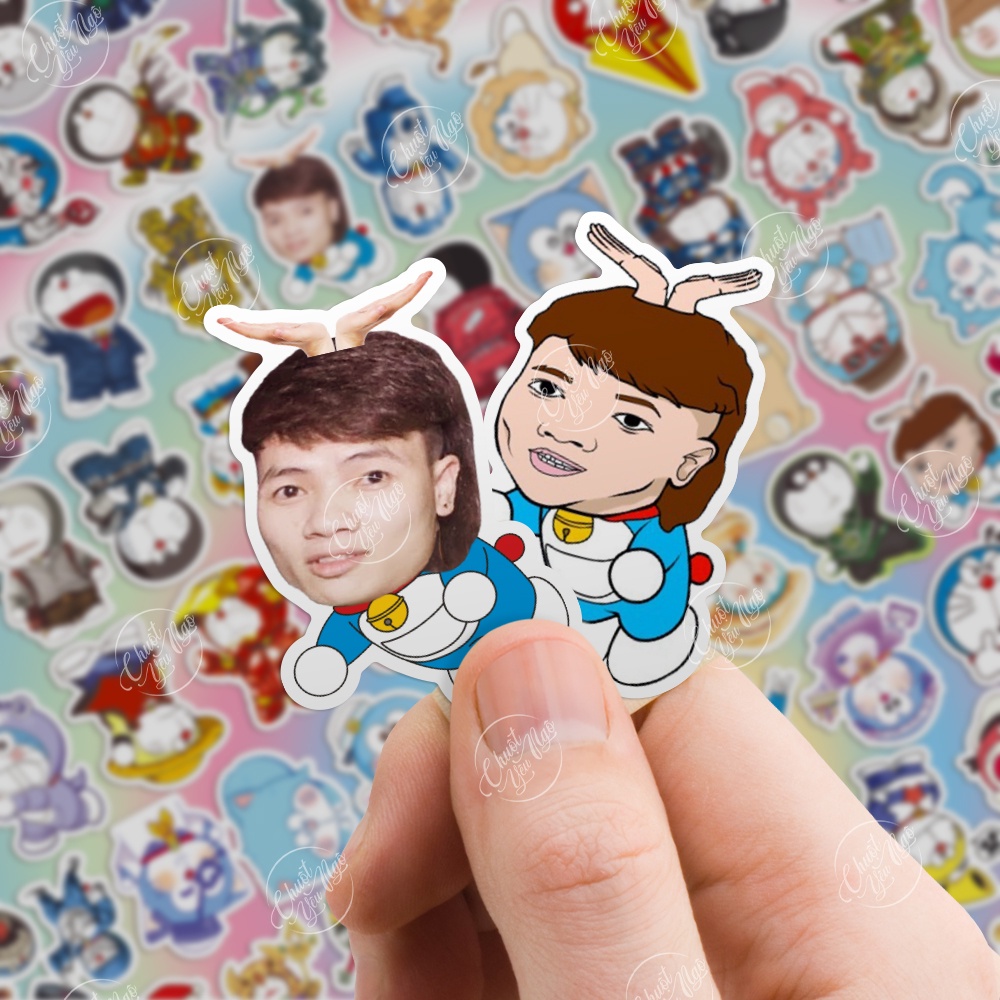 Doraemon COSPLAY sticker set is super cool and cute, not identical ...