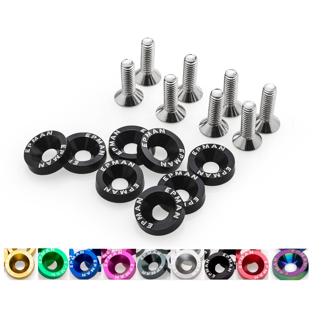 Jdm Fender Washers washers and bolt Aluminum for Honda Civic Integra