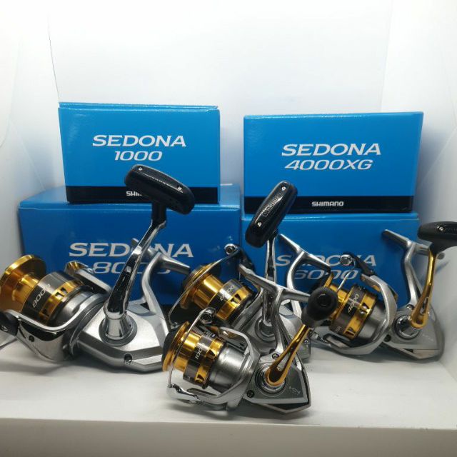 SHIMANO REEL SEDONA 500FI,1000FI,4000XGFi,6000FI,8000FI