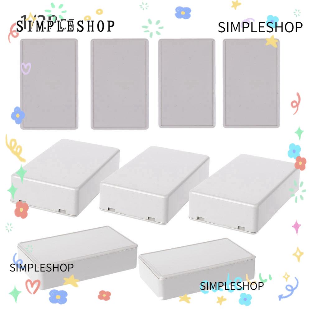 SIMPLE 1/2pcs 8 sizes Electronic Project Box White/Grey Instrument Case ...