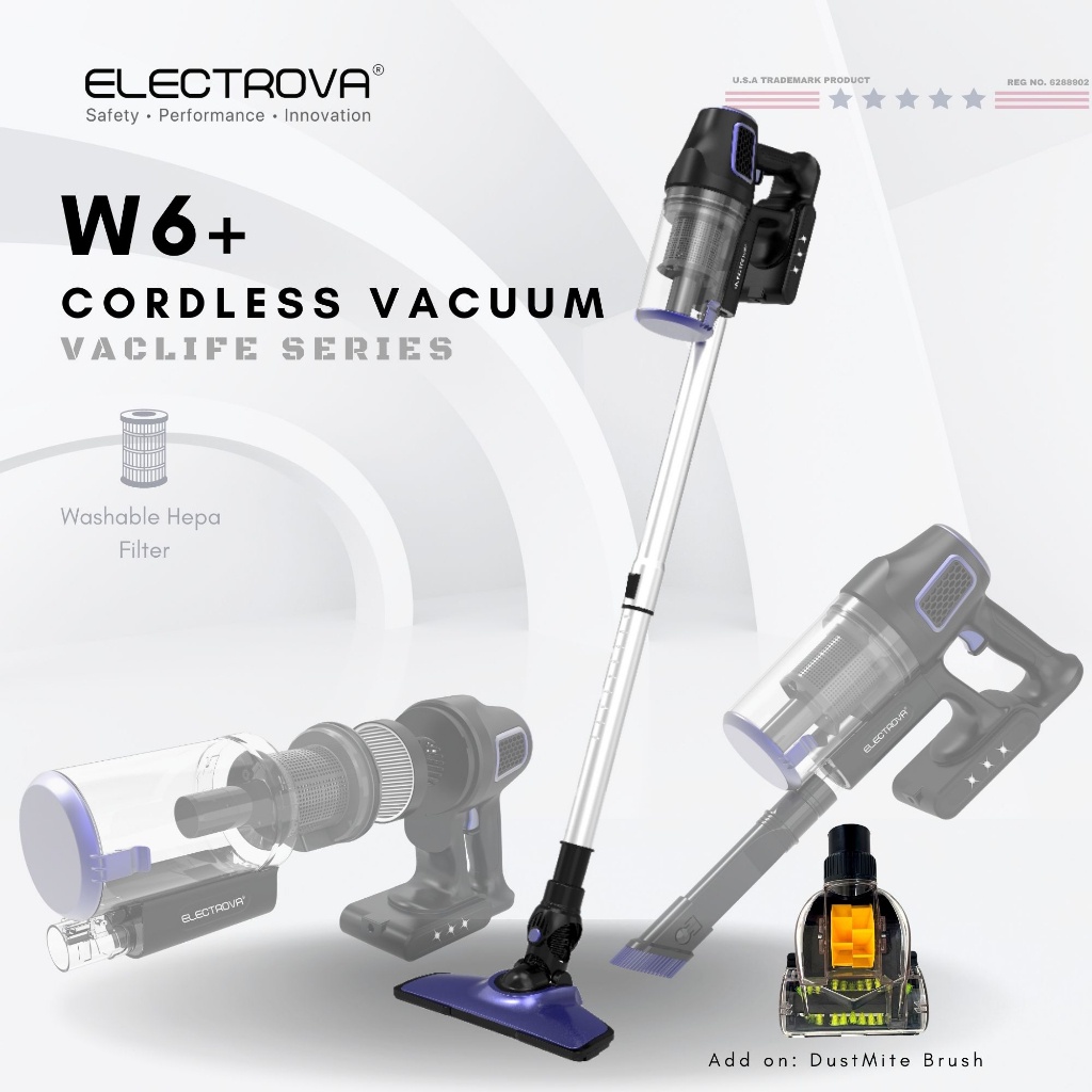 Electrova Vaclife Series Cordless Vacuum Et W Plus Shopee Malaysia