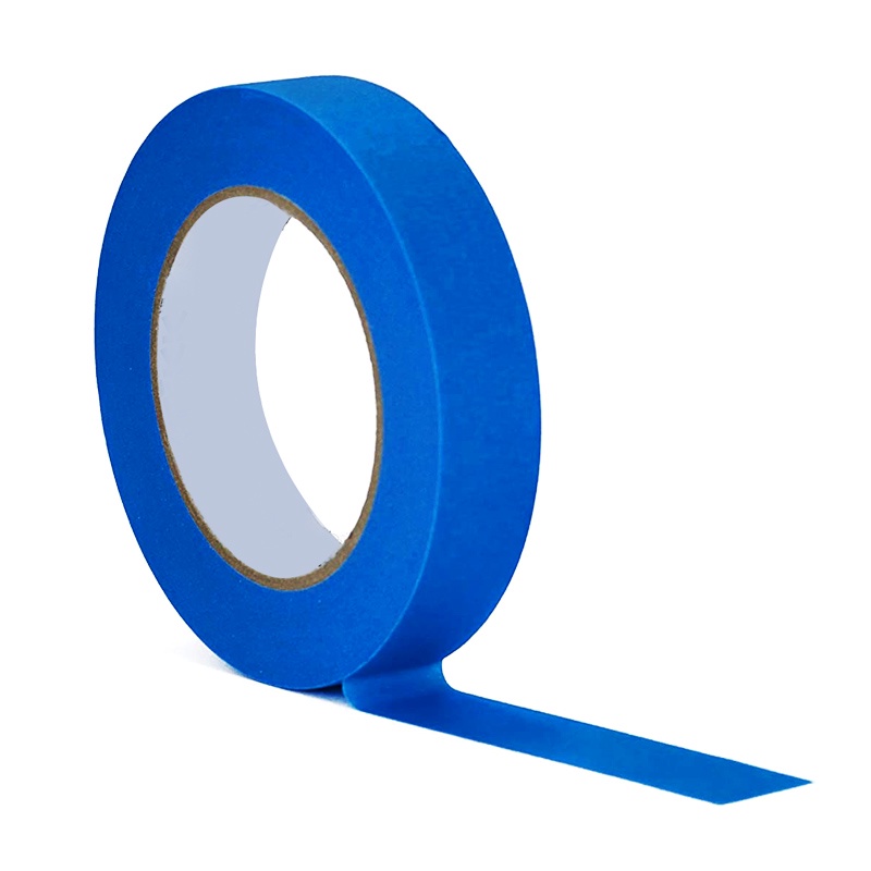 Blue Masking Tape Crper Paper Adhesive Tape House Removal Trim Edge