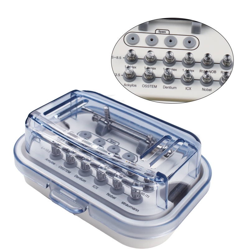 Dental Implant Torque Wrench Ratchet Set 1070NCM With 12pcs