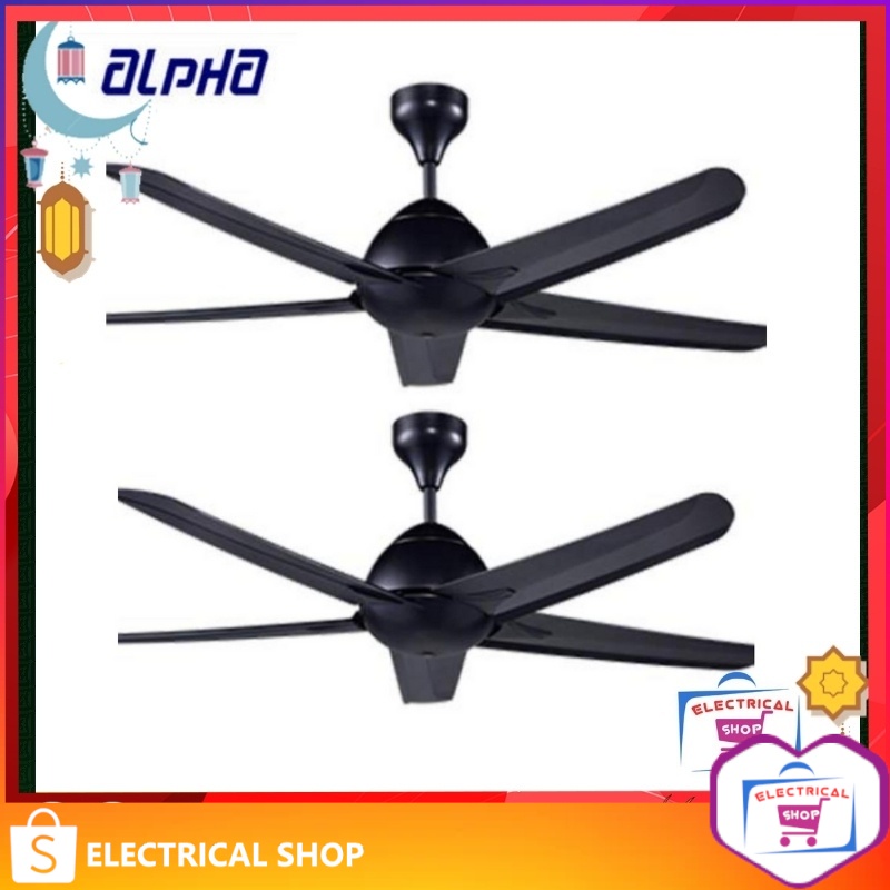 Alpha Ceiling Fan 5 Blade/5 Speed (56''/2 Units) | Shopee Malaysia