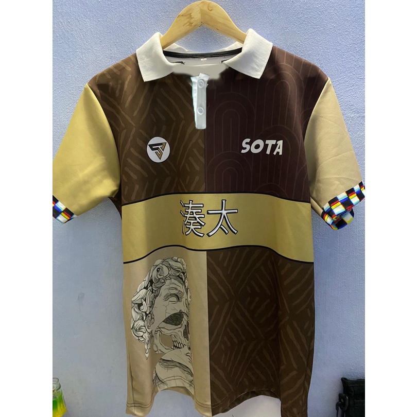 Sota Jersey Collar Viral Aesthetic Local Brand Jersey Retro Berkolar ...