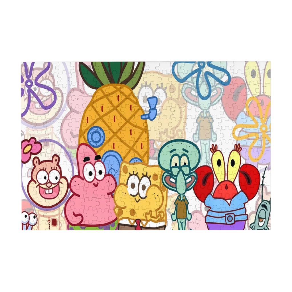 SpongeBob SquarePants Custom 300 Piece Jigsaw Puzzle Jigsaw Puzzles for ...