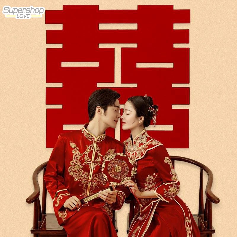 Xi Character Felt Wall Sticker Wedding Photoshoot Props Room Background ...