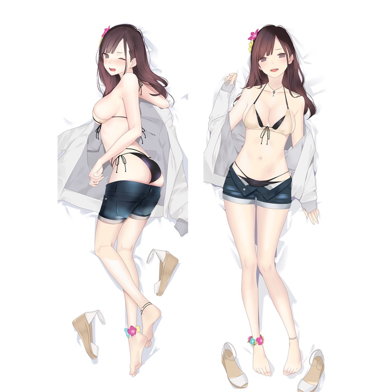 Anime Dakimakura Cosplay Girl Double Sided Print Life Size Body Pillow Cover Shopee Malaysia 8142