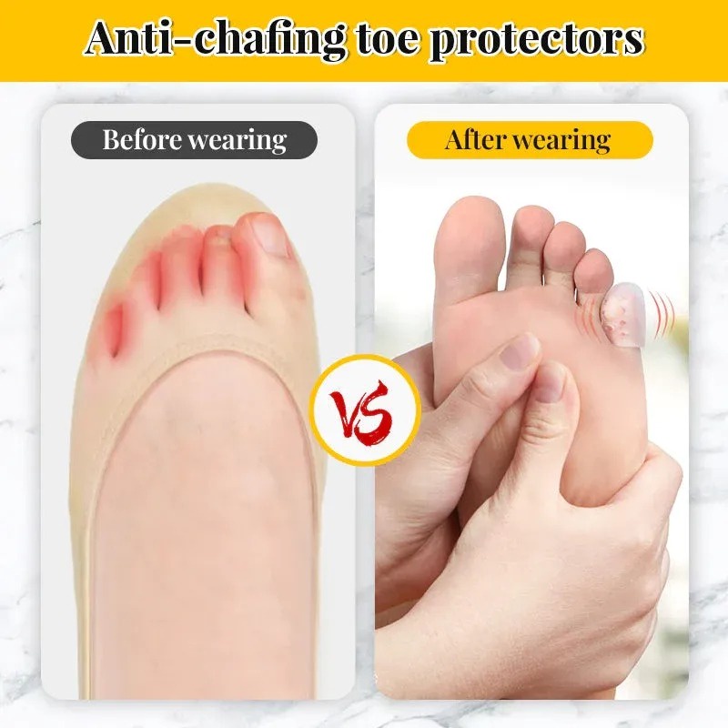 Transparent Silicone Toe Covers Breathable Anti-Friction Little Toe ...