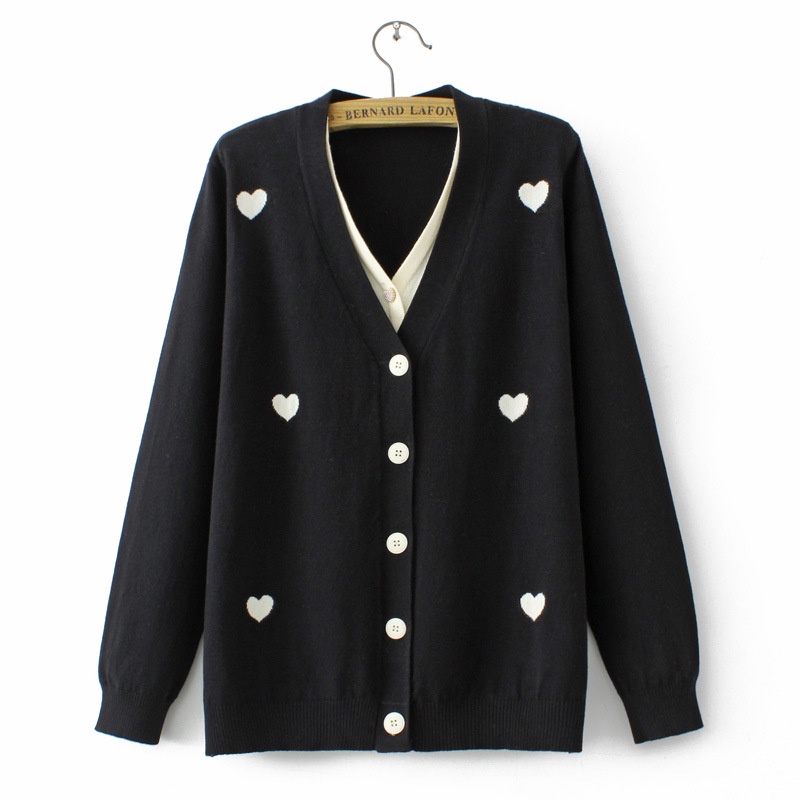 Plus Size XL4XL Women's False Two Pieces Autumn Spring Cardigans Long