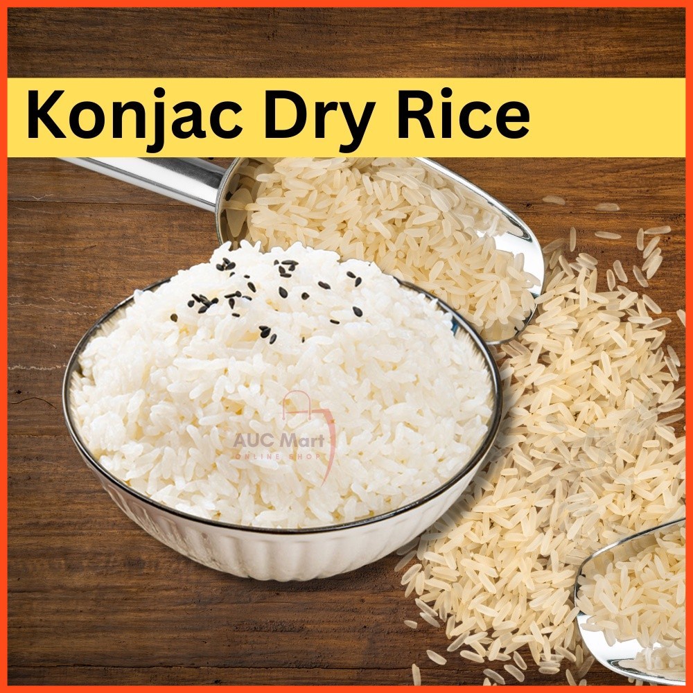 Konjac Dry Rice Less Carb Zero Fat Low Calorie Instant Nasi Sihat