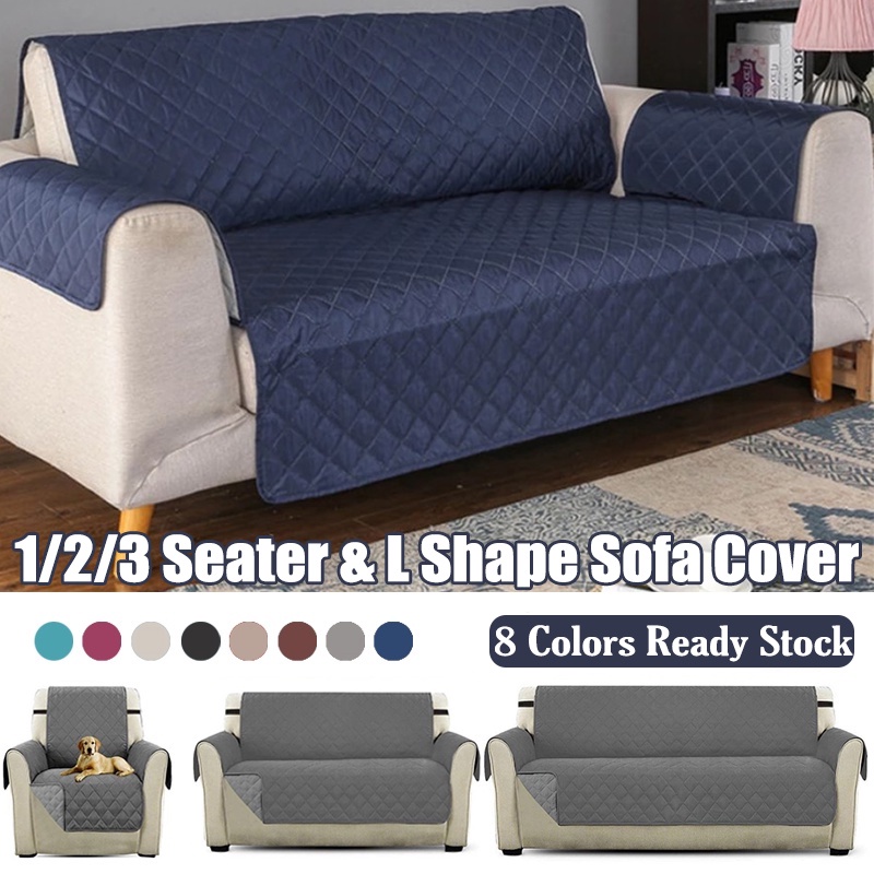 1/2/3 Seater Sofa Cover Sofa Cushion Couch Mat Nonslip Pet Stain