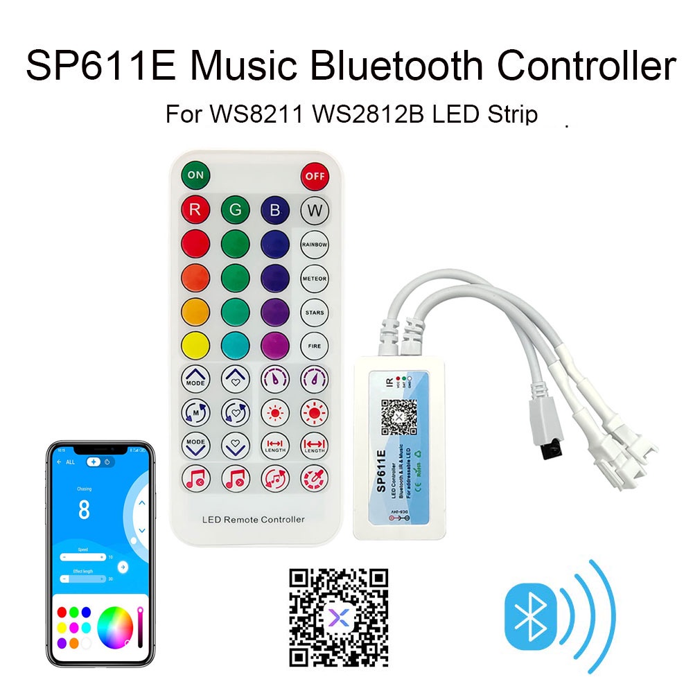 Sp611e Music Controller WS2812 WS2811 WS2812B LED Controller SP611E