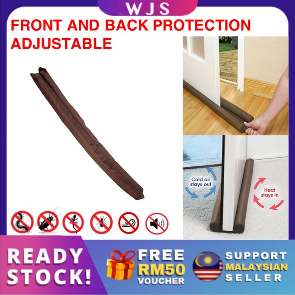 🇲🇾FREE RM50 VOUCHER🎁 MLQ Adjustable Twin Draft Door Guard Twin Door