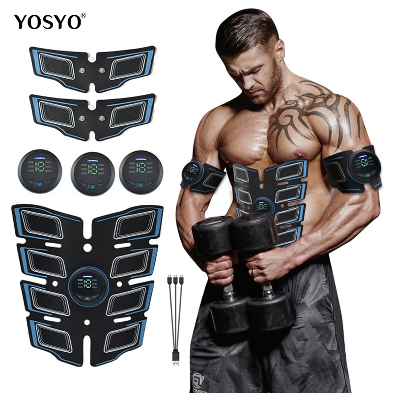Abdominal Muscle Stimulation Trainer EMS Abdominal Muscle Fitness ...