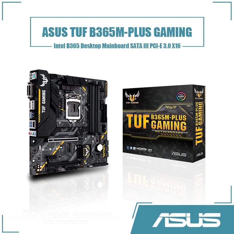 ASUS TUF B365MPLUS GAMING Computer Motherboard LGA 1151 DDR4 64G For