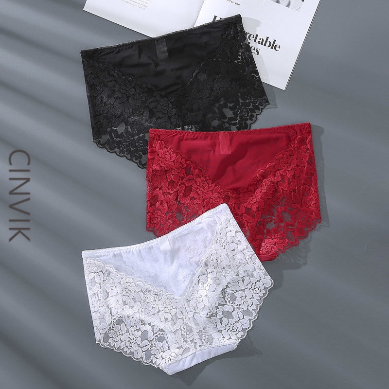 Cotton Panties Women's Underwear Solid Color Briefs Sexy Low Waist