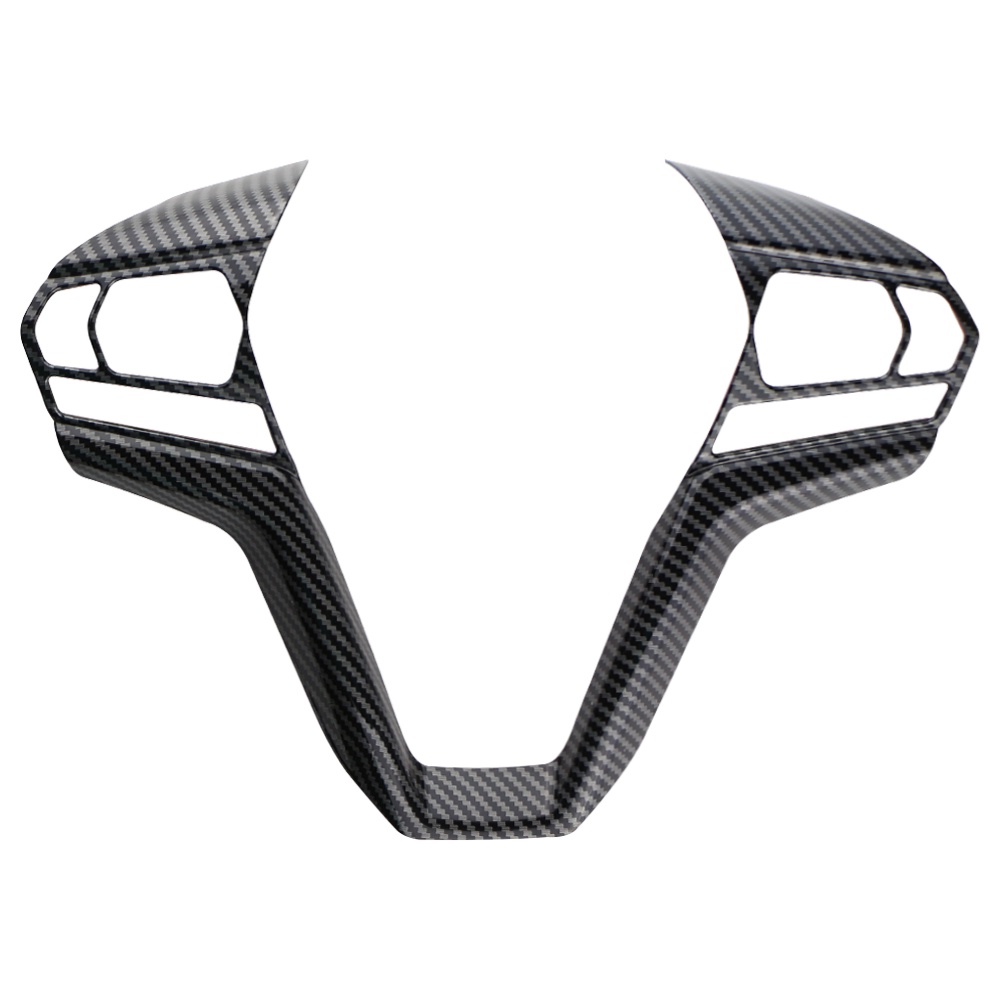 thumbnail image 2 of Carbon Fiber Steering Wheel Trim Frame Cover For Ford F-150 2015-2020 - CheroCar 2 of 3