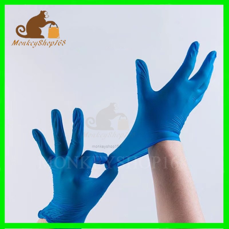 Disposable Rubber Glove Disposable Protective Gloves 1 PACK ( 4PCS