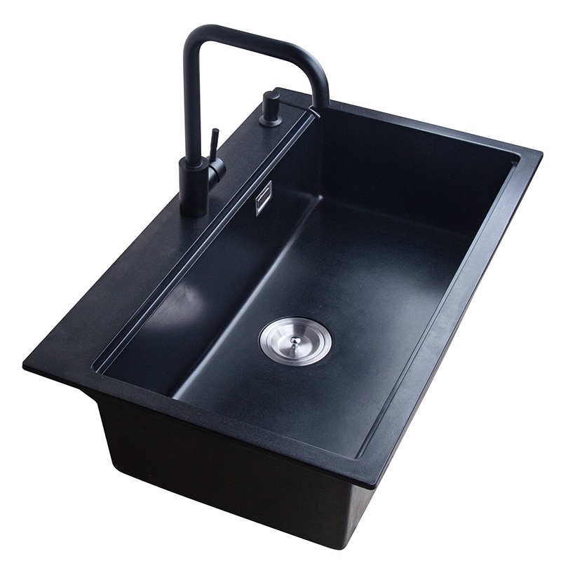 Black Kitchen Sink Drop Black Granite Stone Kitchen Sink Undermount