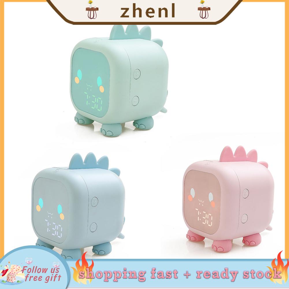 Zhenl Intelligent Digital Bedside Clock Adjustable Volume ℃ ℉ Free