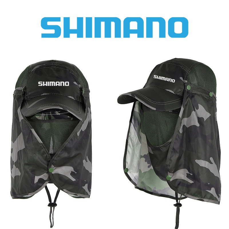 Shimano Summer Outdoor Fishing Hat UV Protection Sun Shade Hat