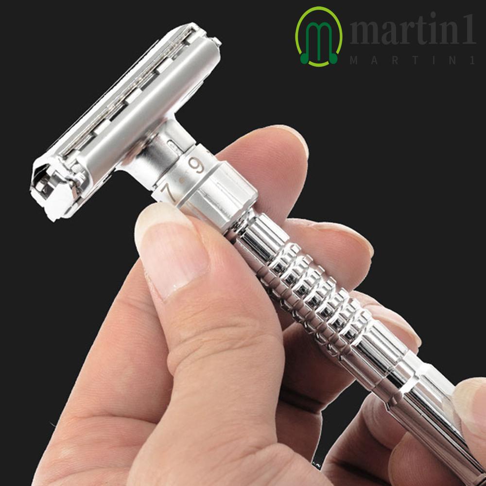 MARTIN1 High Quality Double Edge Safety Razor New Metal Manual Shaver ...