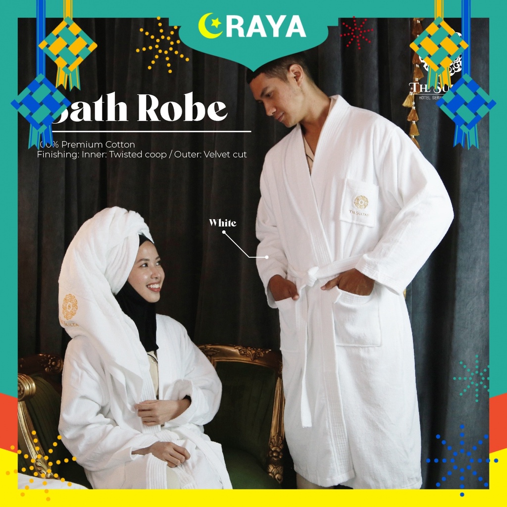 Bathrobe THE SULTAN Sultera Luxury Hotel Bath Robe 100 Premium