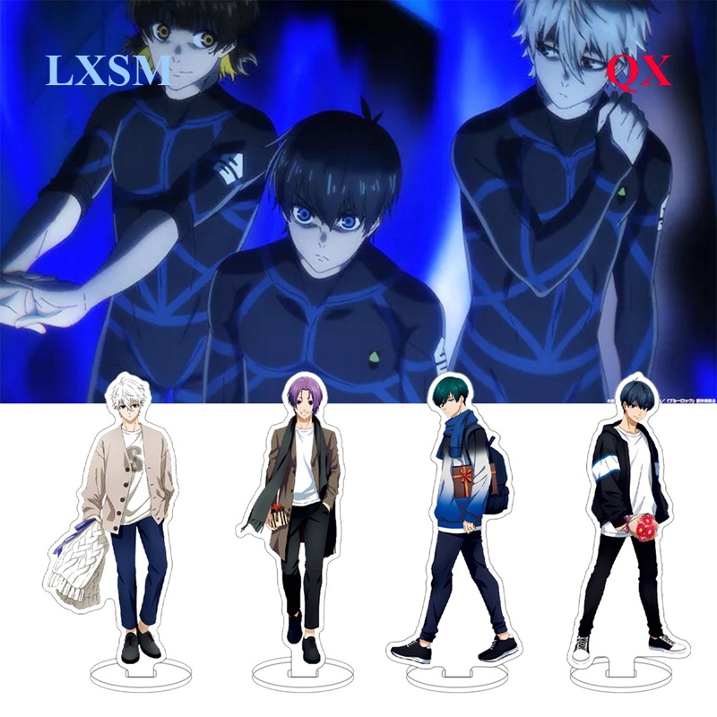 Figura De Anime Kawaii 10cm Blue Lock Isagi Yoichi Nagi Seishiro Chigiri Hyoma Brinquedo De Ação