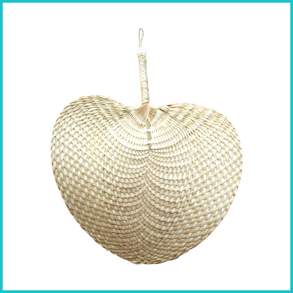 Cattail Leaf Fan Dried Palm Leaves Hand Fans Handmade Weaving Fans for