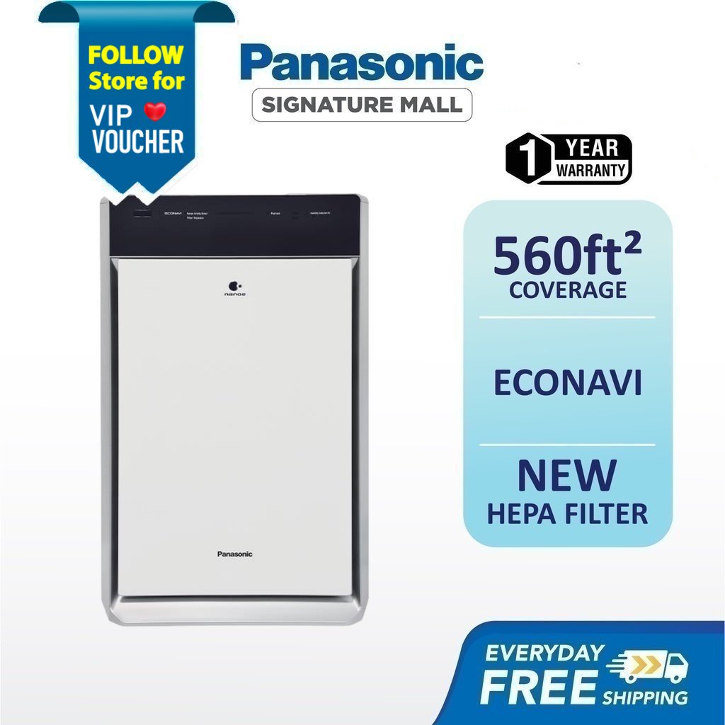PANASONIC HUMIDIFYING AIR PURIFIER FVXK70A COVER 566SQ FT HEPA Energy