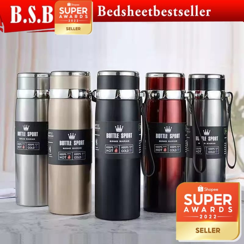 B.S.B thermos bottle handle vacuum flask 316 stainless steel bottle