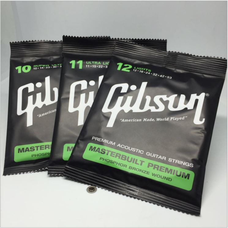 Gibson masterbuilt acoustic guitar strings sales