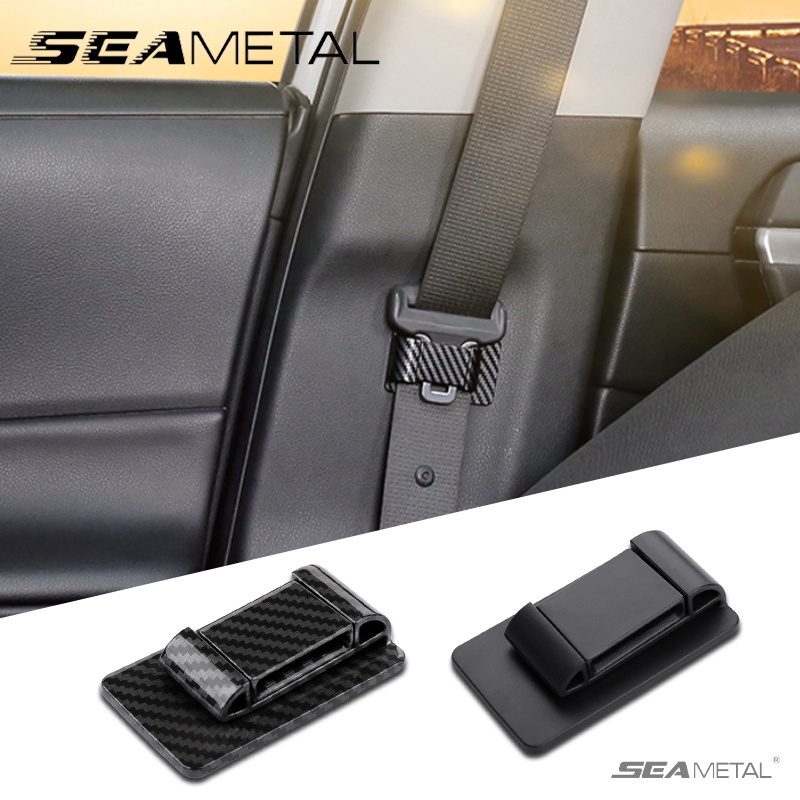 SEAMETAL Car Seat Belt Clip ABS Safety Belts Adjuster Auto Seat Buckle