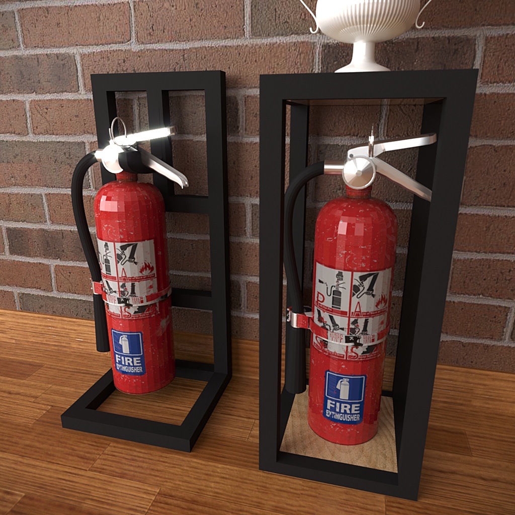 Single Fire Extinguisher Stand Iron | Shopee Malaysia