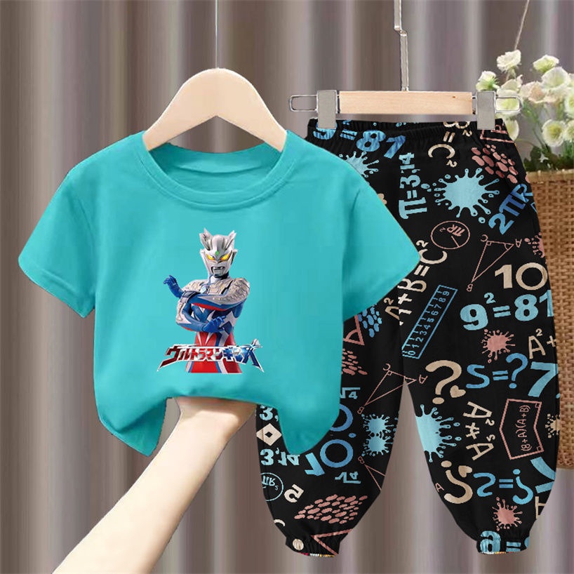 Spring and Autumn Baby Kids Unisex Striped Long Sleeves Top and Sleeveless Overalls Knitted Clothing Set