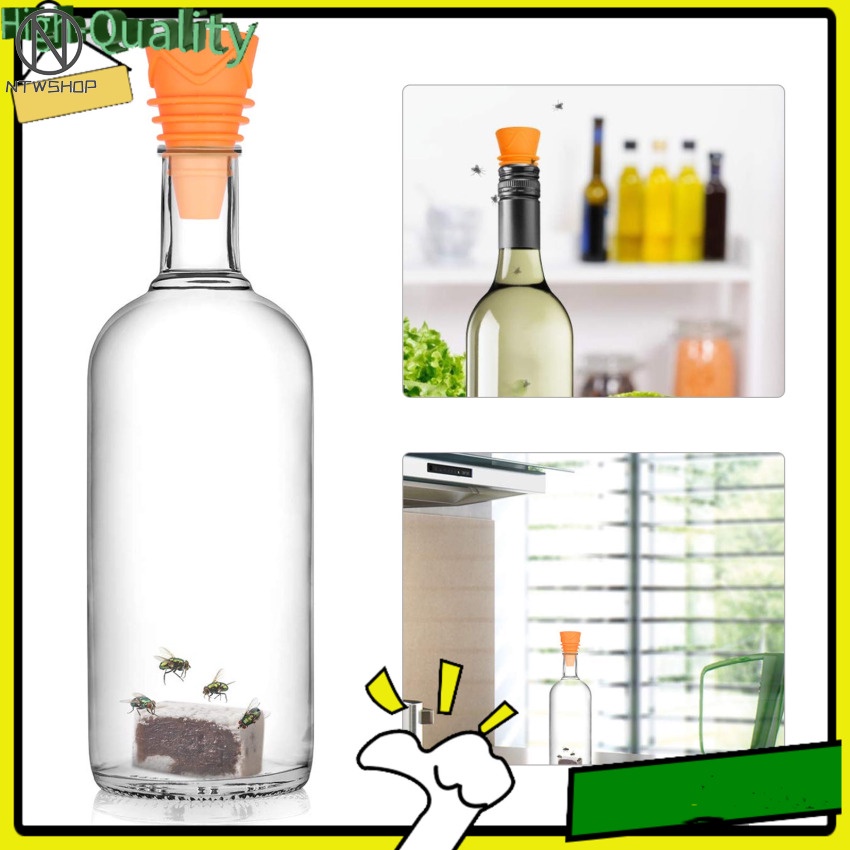 Fruit Fly Traps for Kitchens, Reusable Fly Traps Outdoor, Fruit Fly