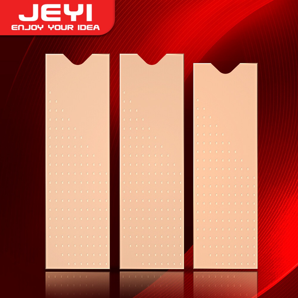 JEYI Copper M.2 HeatSink, 3pcs 2280 SSD Copper Cooler Solid State Disk