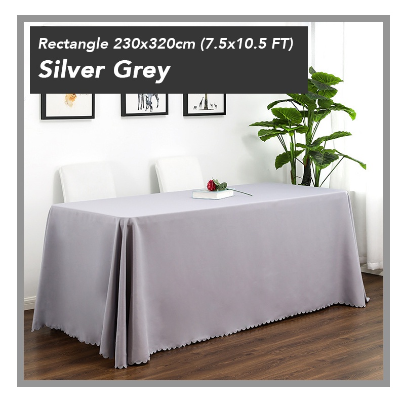 ACEVE DREAM READY STOCK Plain 2.3M X 3.2M (Fit 6x3FT) Rectangle Table ...